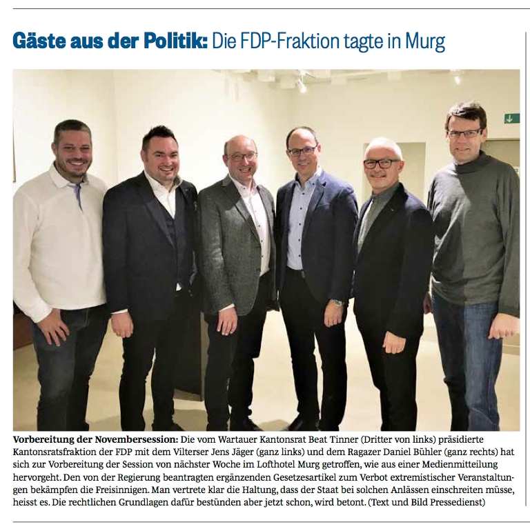 FDP-Fraktion tagte in Murg
